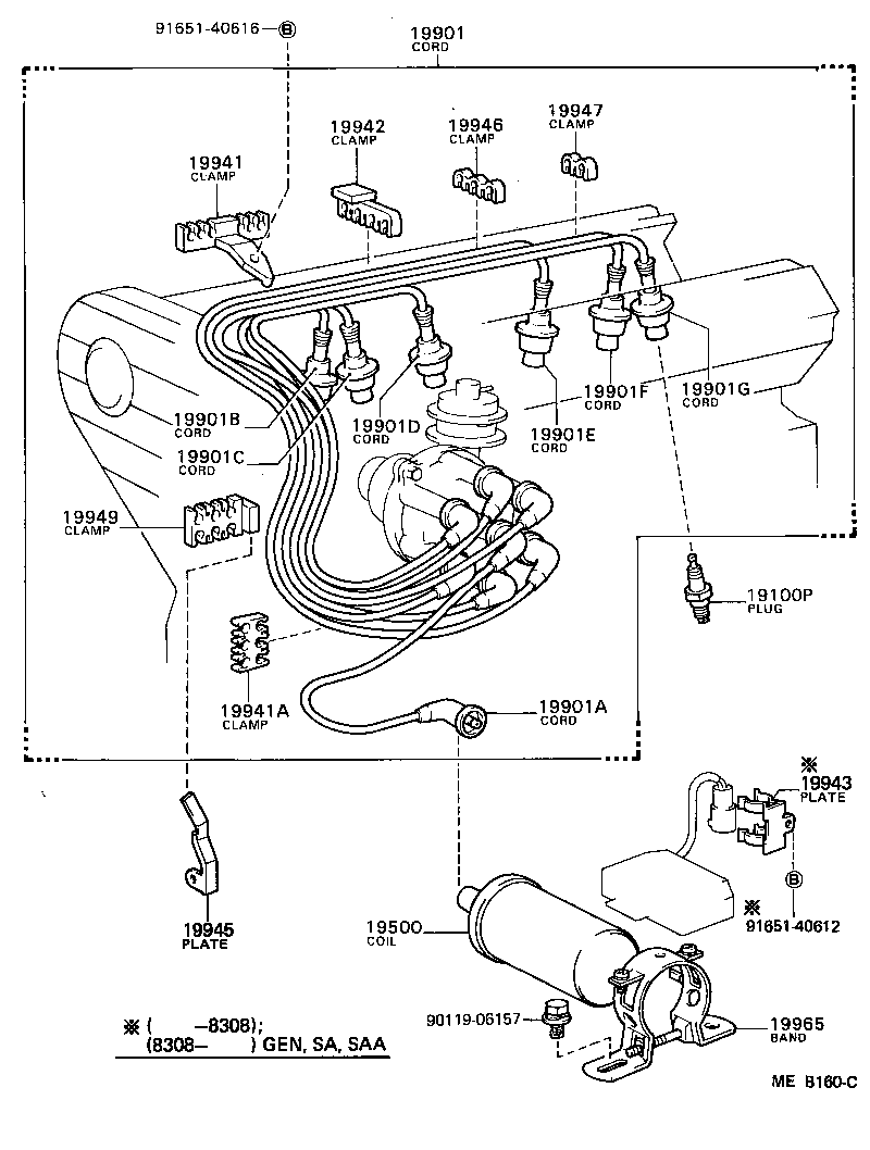  CELICA |  IGNITION COIL SPARK PLUG