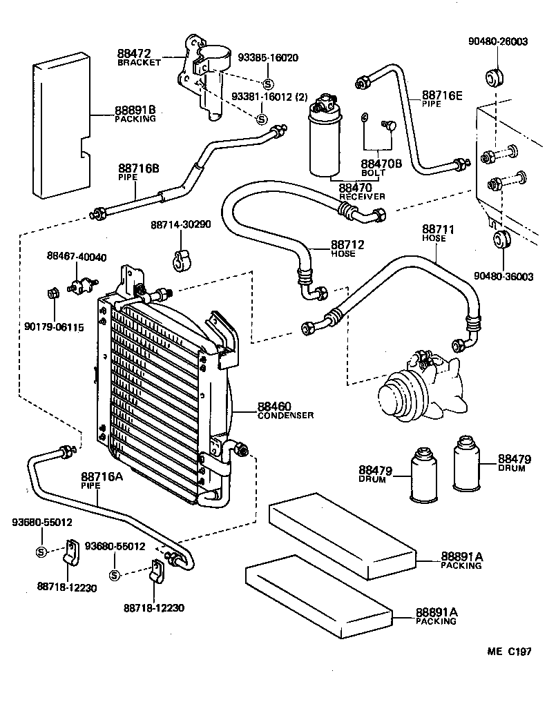  STARLET |  HEATING AIR CONDITIONING COOLER PIPING