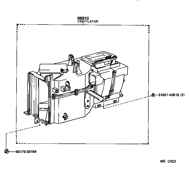  LITEACE |  HEATING AIR CONDITIONING HEATER UNIT BLOWER