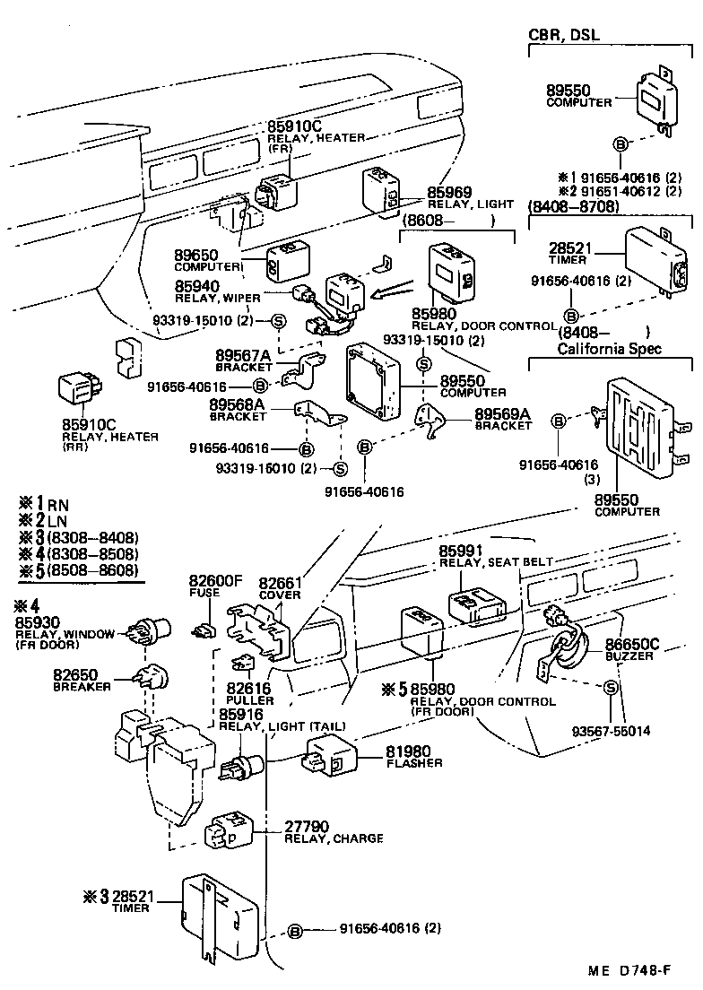  4 RUNNER TRUCK |  SWITCH RELAY COMPUTER