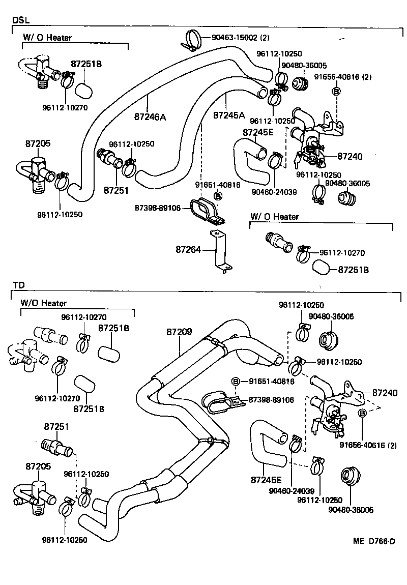  4 RUNNER TRUCK |  HEATING AIR CONDITIONING WATER PIPING