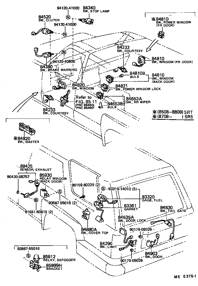  4 RUNNER TRUCK |  SWITCH RELAY COMPUTER