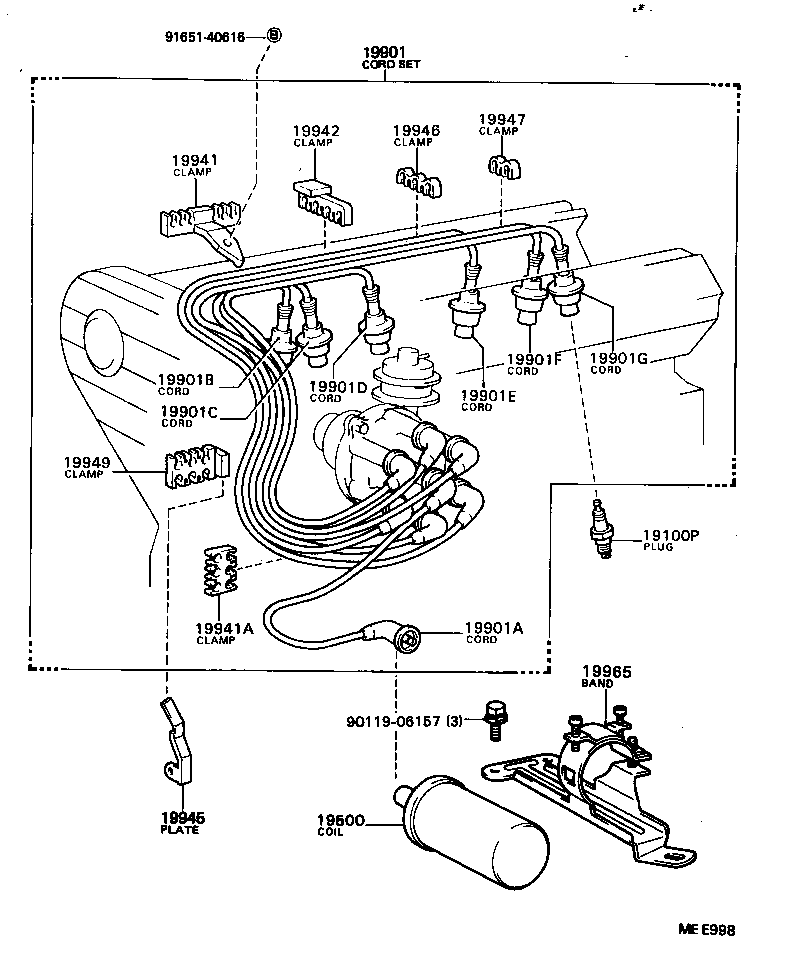  CRESSIDA |  IGNITION COIL SPARK PLUG
