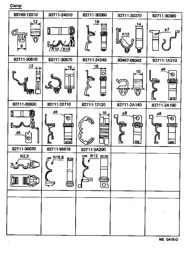  CROWN |  WIRING CLAMP