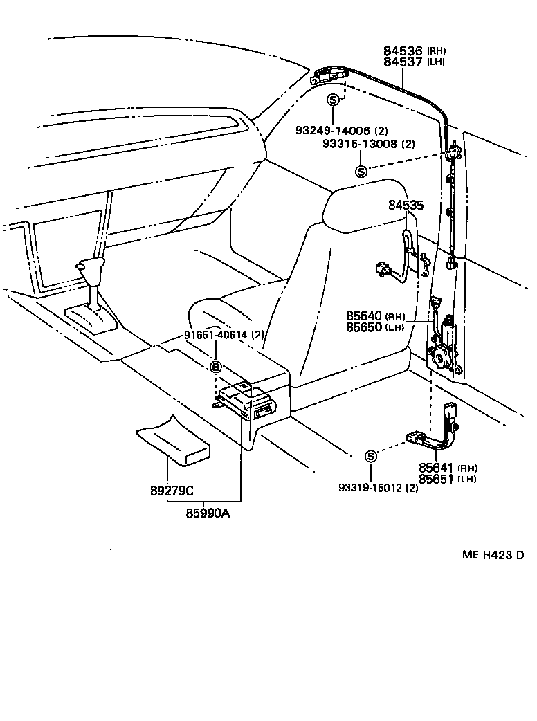  CAMRY JPP |  PASSIVE BELT SYSTEM