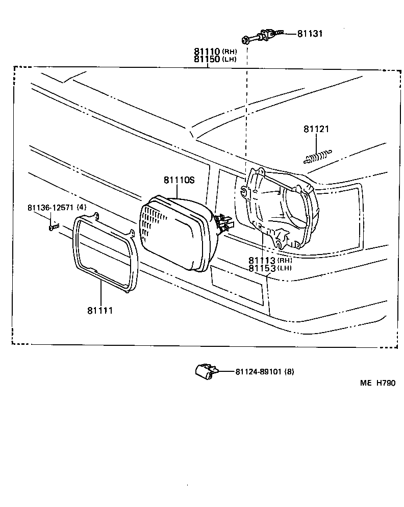  4 RUNNER TRUCK |  HEADLAMP