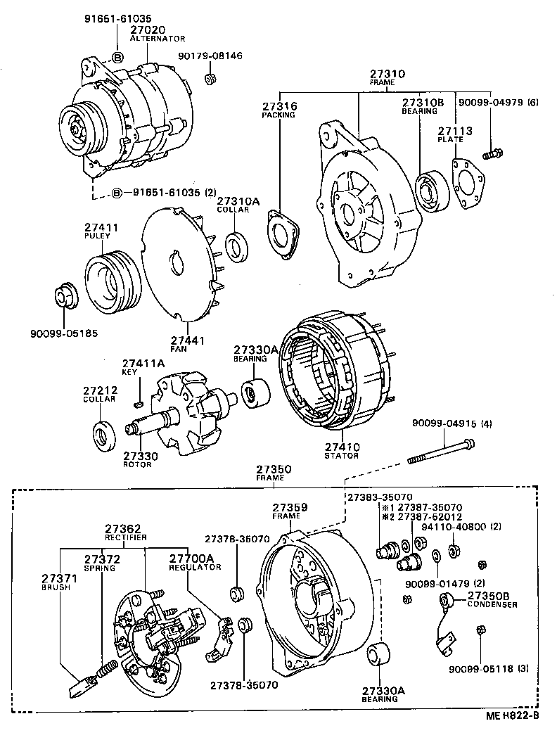  COASTER |  ALTERNATOR