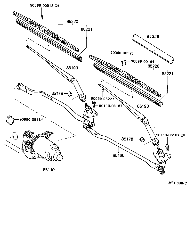  CAMRY |  WINDSHIELD WIPER
