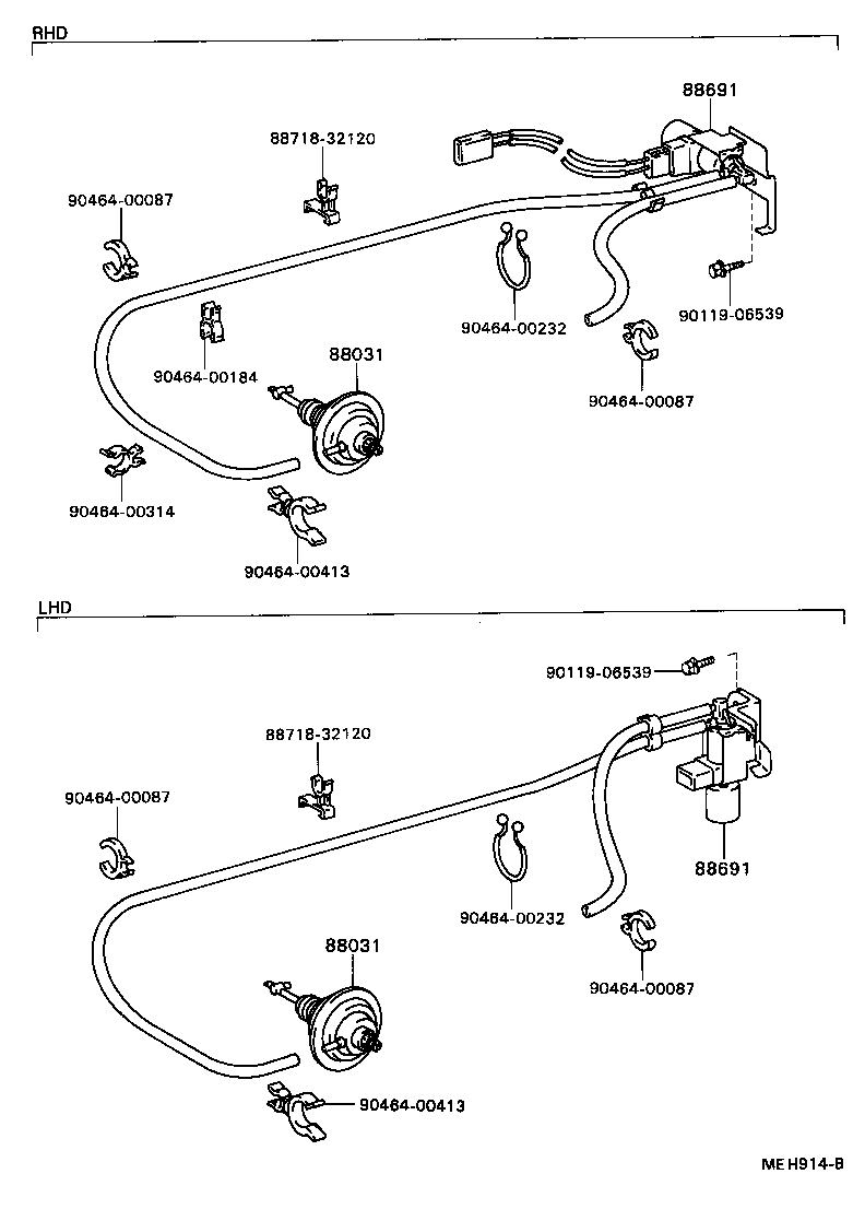  CAMRY |  HEATING AIR CONDITIONING VACUUM PIPING