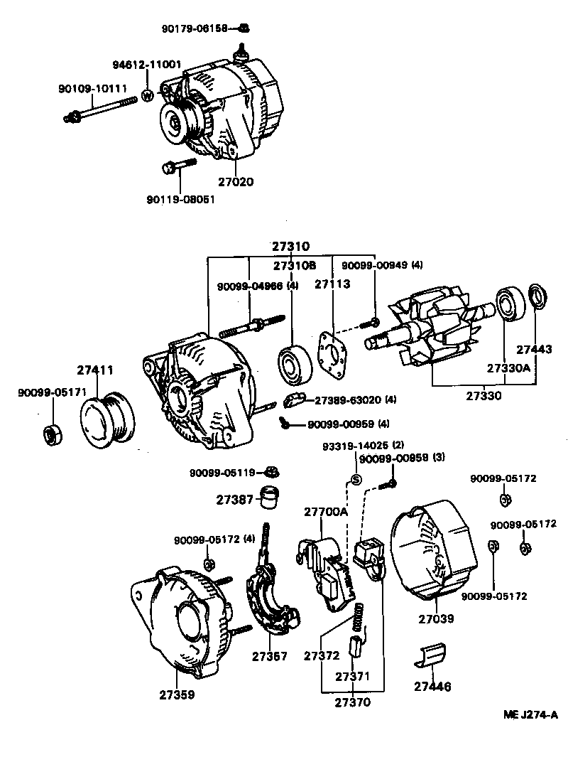  CAMRY |  ALTERNATOR