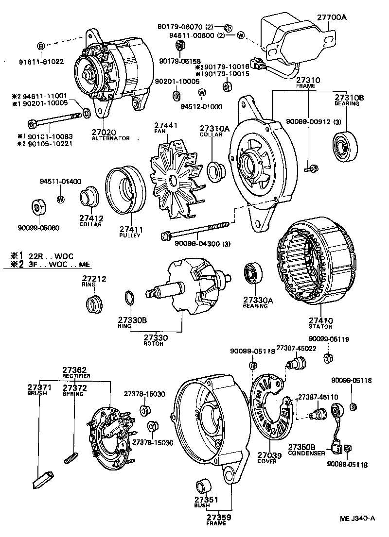  COASTER |  ALTERNATOR