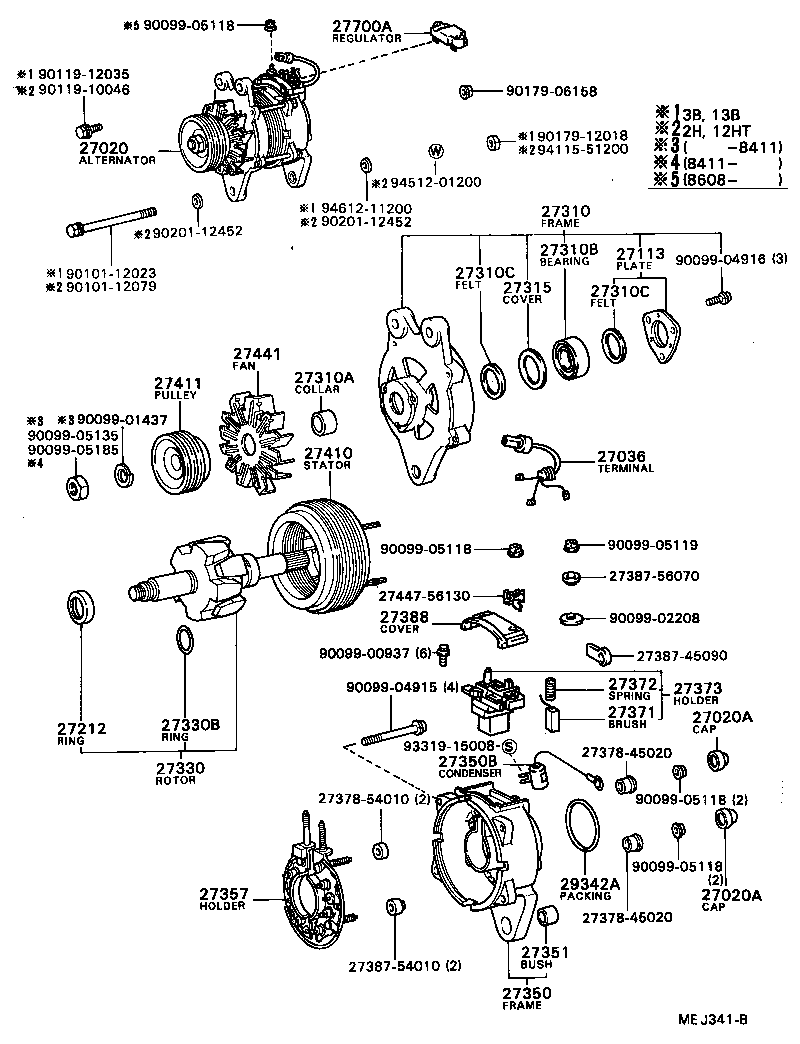  COASTER |  ALTERNATOR