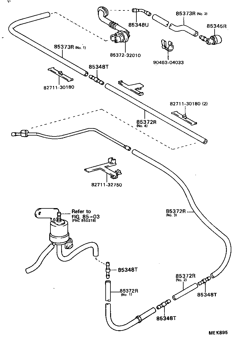  CAMRY |  REAR WASHER