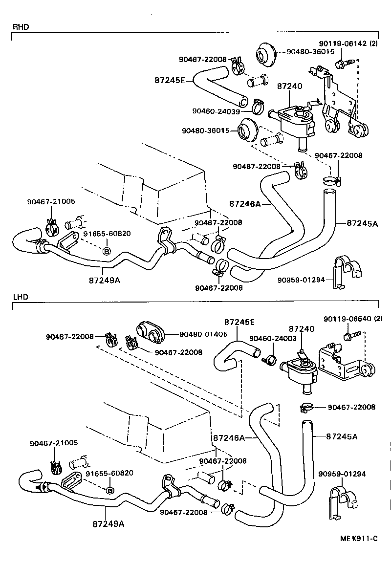  CAMRY |  HEATING AIR CONDITIONING WATER PIPING