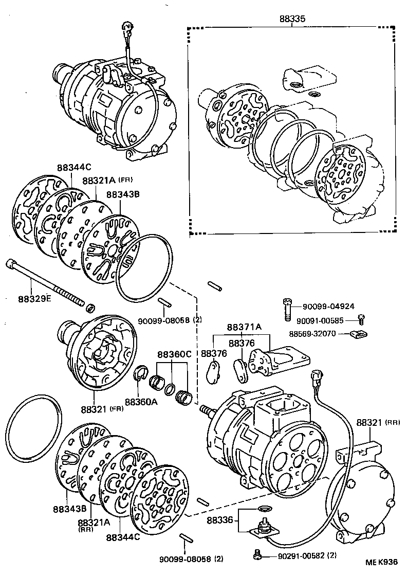  CAMRY |  HEATING AIR CONDITIONING COMPRESSOR