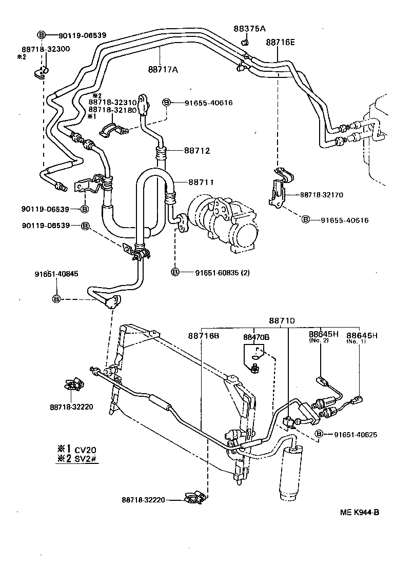  CAMRY |  HEATING AIR CONDITIONING COOLER PIPING