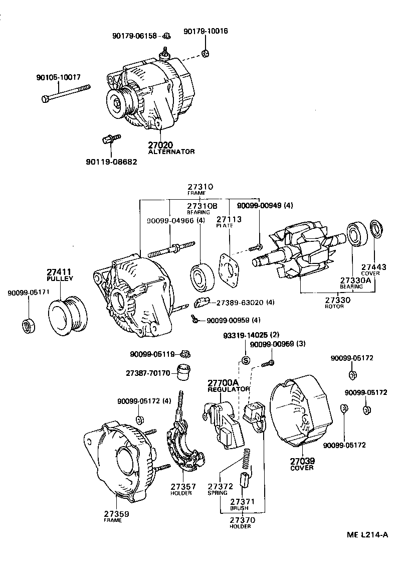  SUPRA |  ALTERNATOR