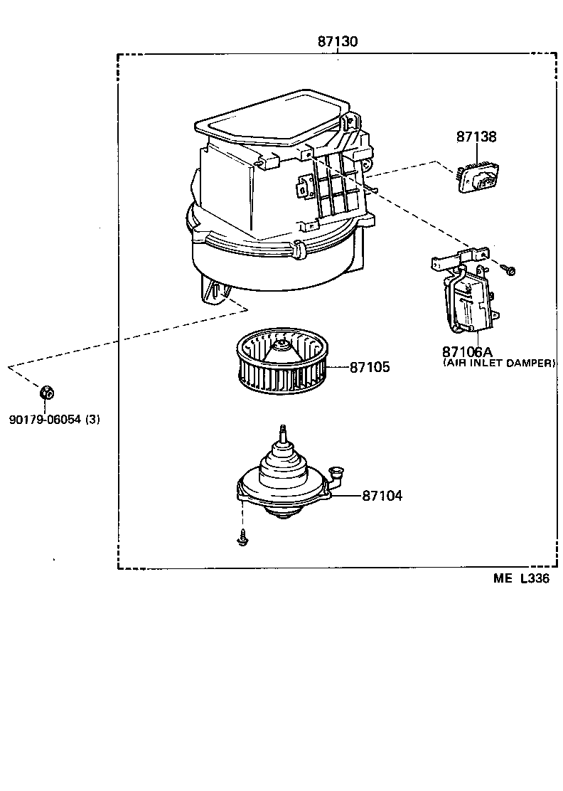  SUPRA |  HEATING AIR CONDITIONING HEATER UNIT BLOWER