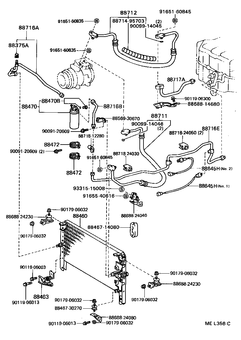  SUPRA |  HEATING AIR CONDITIONING COOLER PIPING