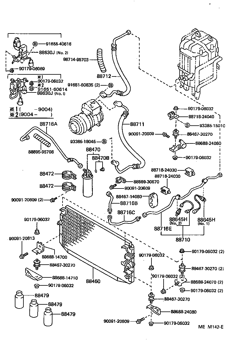  SUPRA |  HEATING AIR CONDITIONING COOLER PIPING