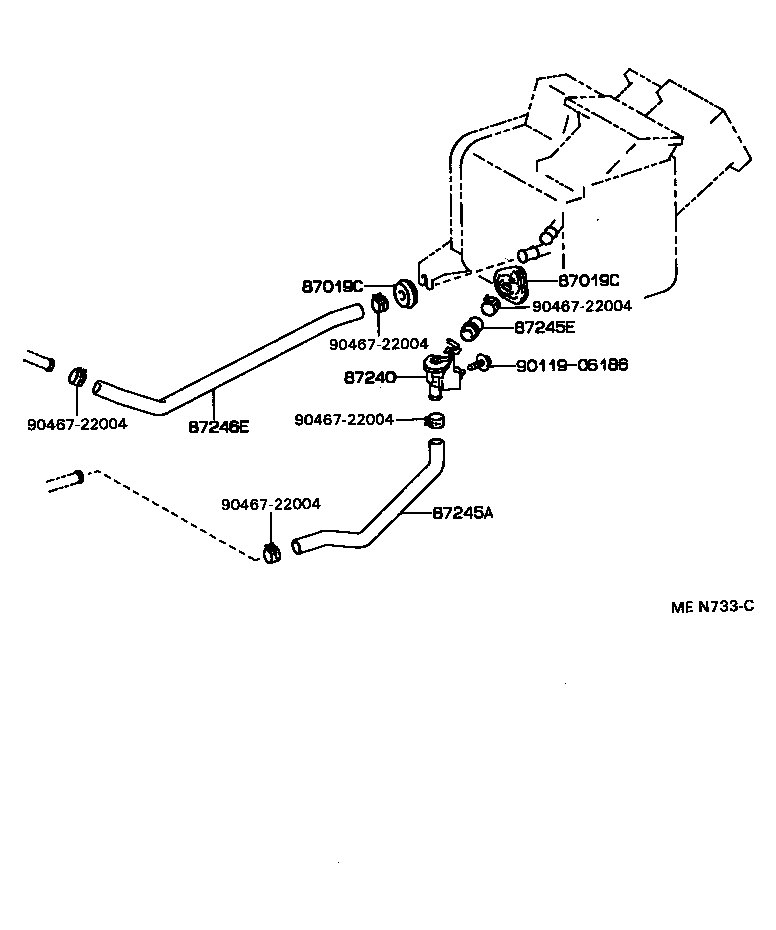  CELICA |  HEATING AIR CONDITIONING WATER PIPING