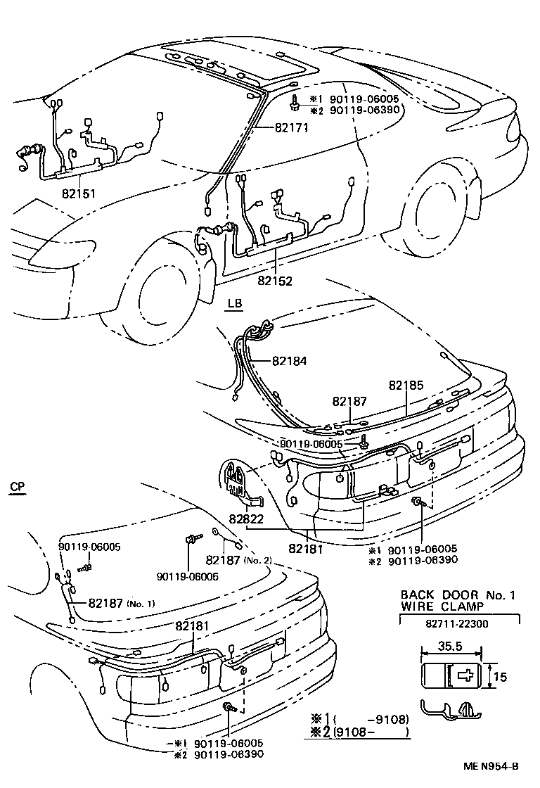  CELICA |  WIRING CLAMP