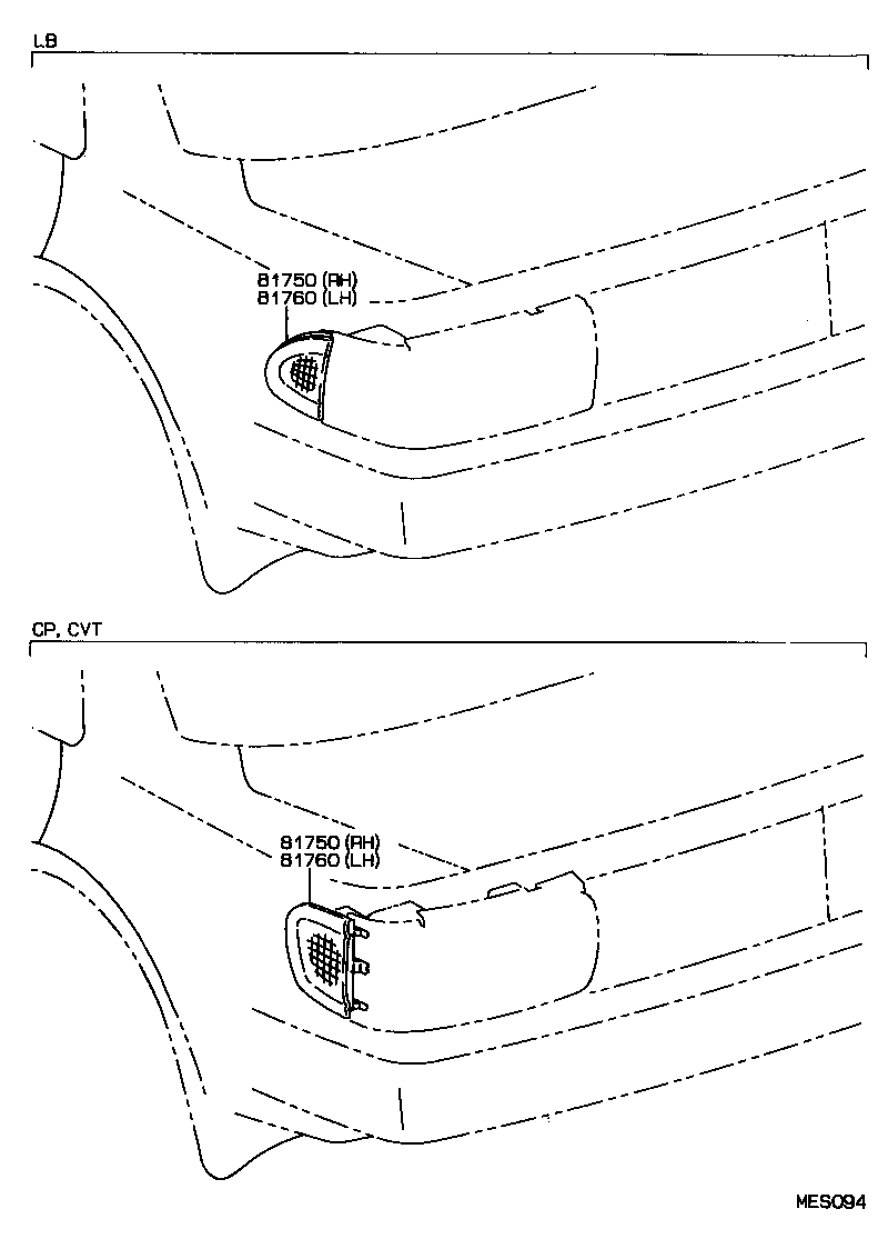  CELICA |  REAR SIDE MARKER LAMP