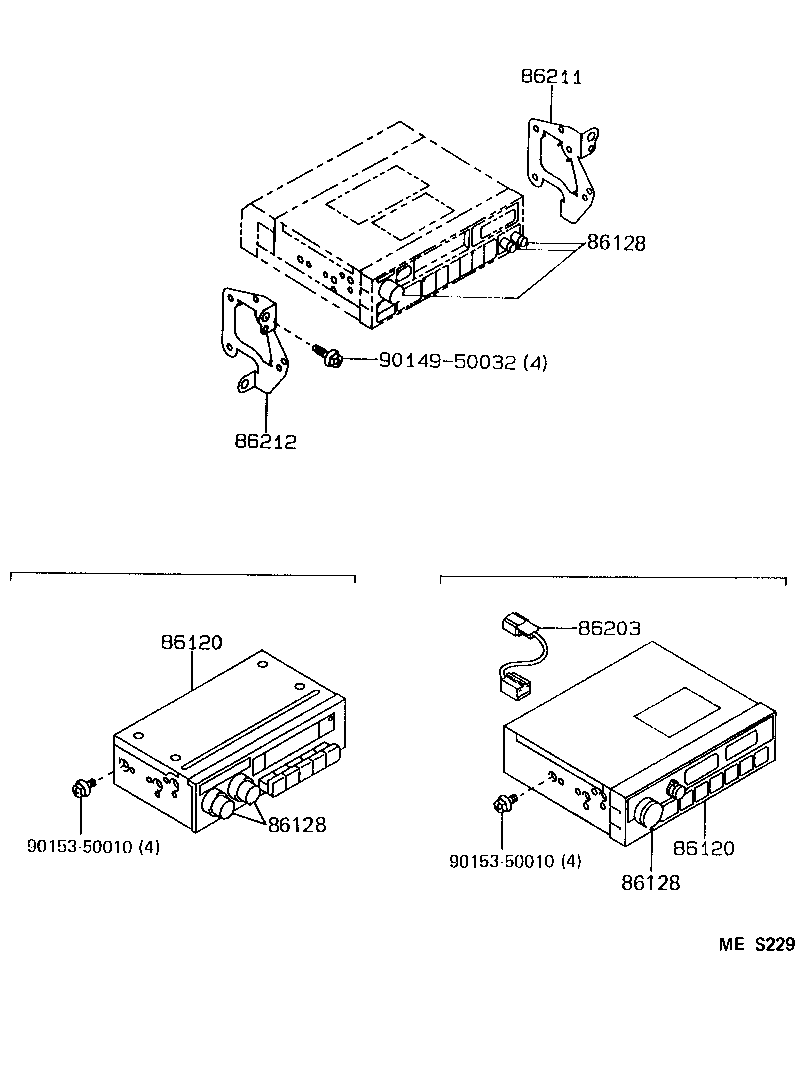  4 RUNNER TRUCK |  RADIO RECEIVER AMPLIFIER CONDENSER