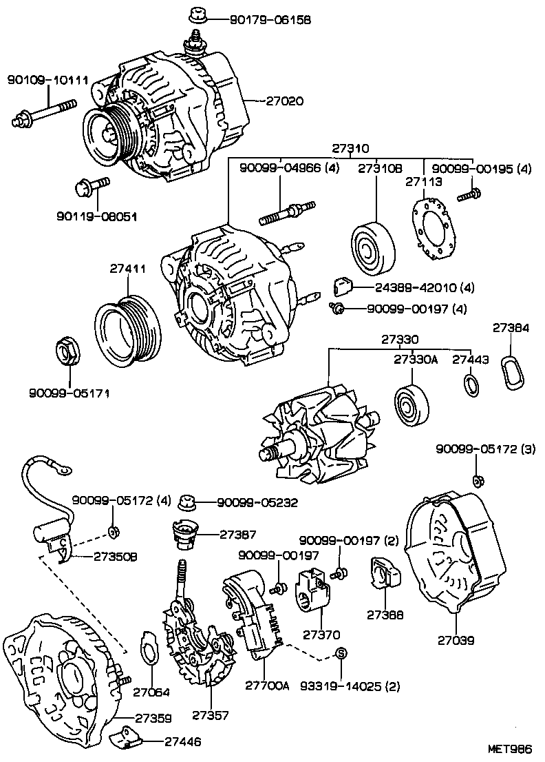  CAMRY JPP |  ALTERNATOR