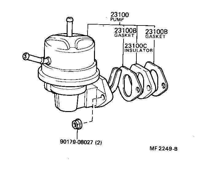  STARLET |  FUEL PUMP PIPE