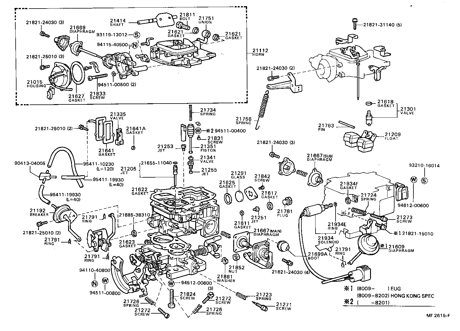 CRESSIDA |  CARBURETOR