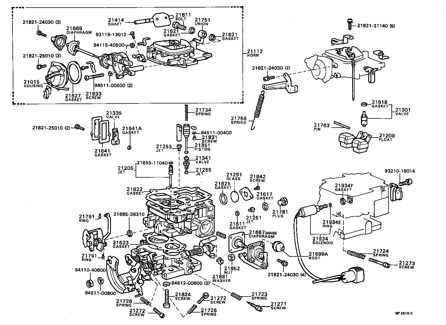  CRESSIDA |  CARBURETOR