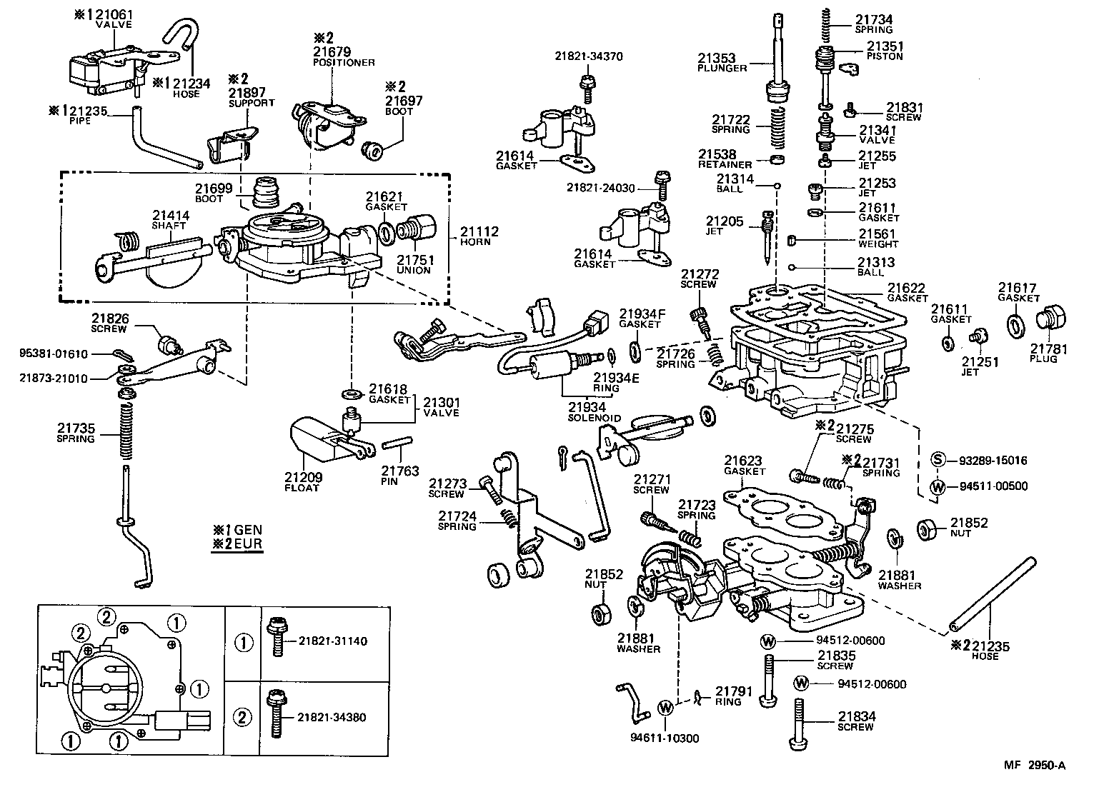  STARLET |  CARBURETOR
