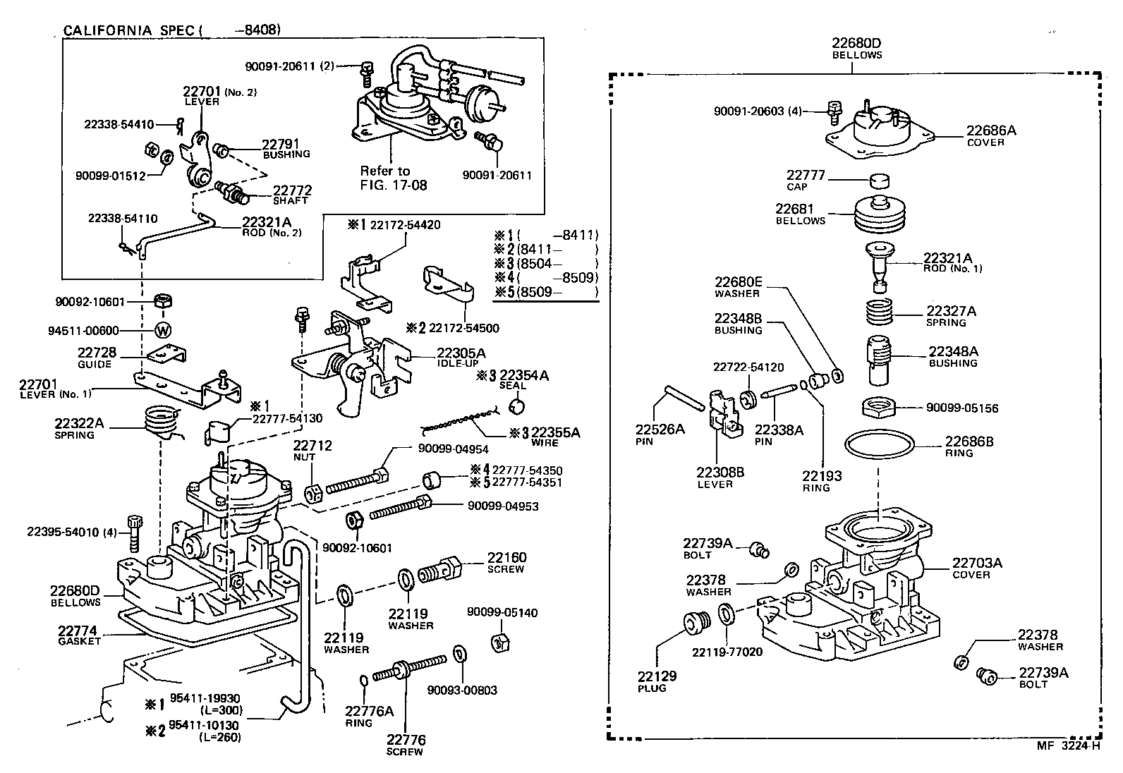  4 RUNNER TRUCK |  INJECTION PUMP BODY