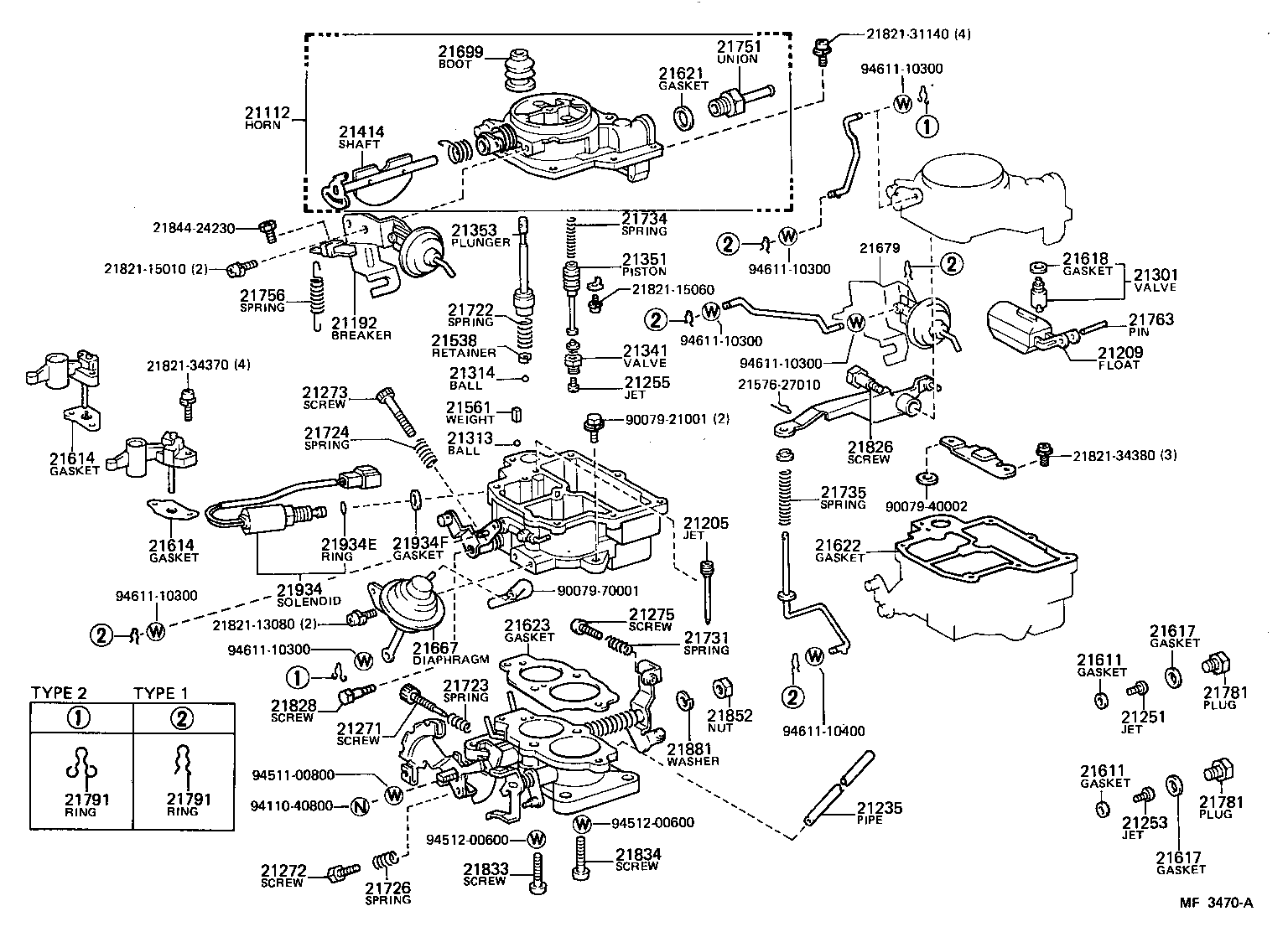  STARLET |  CARBURETOR