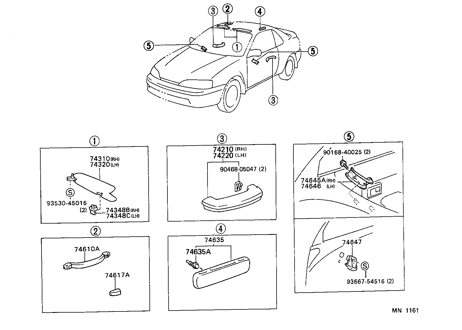  PASEO |  ARMREST VISOR