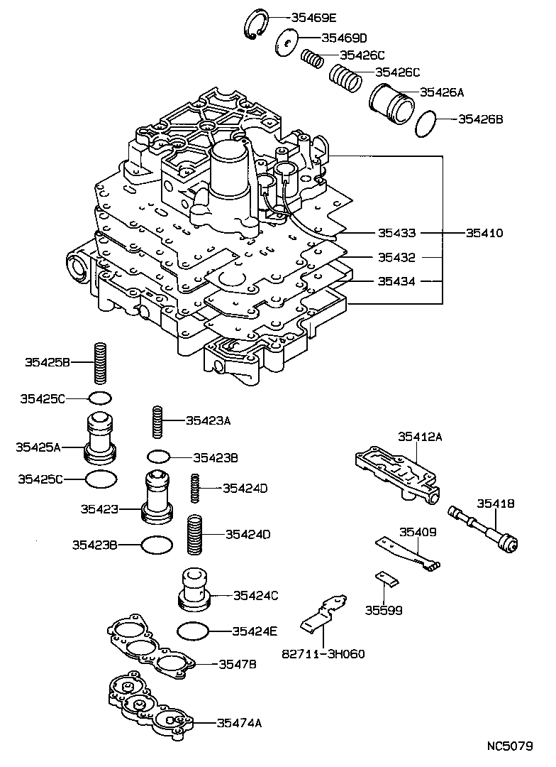  CAMRY |  VALVE BODY OIL STRAINER ATM