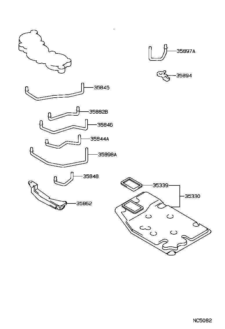  CAMRY |  VALVE BODY OIL STRAINER ATM