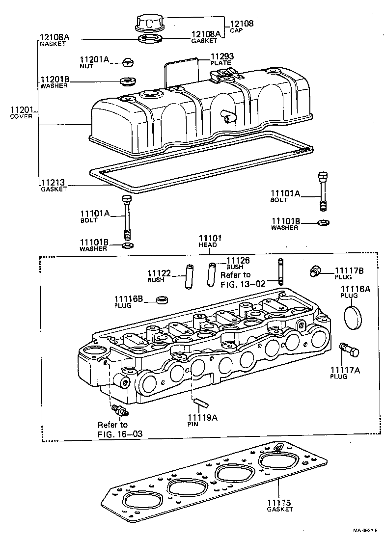  TOYOACE |  CYLINDER HEAD