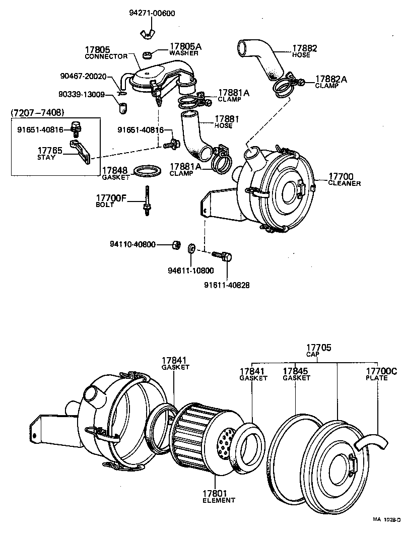  TOYOACE |  AIR CLEANER