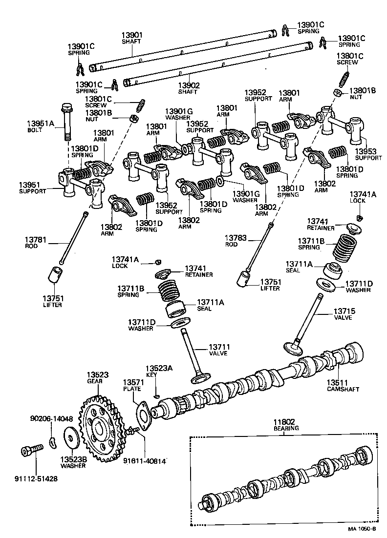  CORONA |  CAMSHAFT VALVE