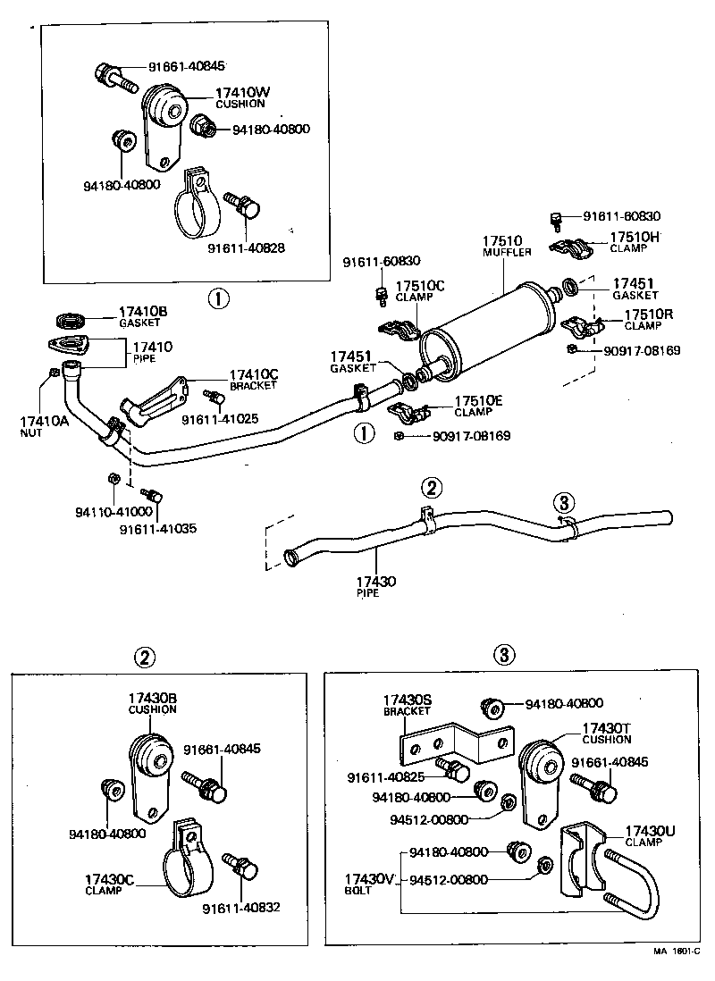  LAND CRUISER 40 45 55 |  EXHAUST PIPE
