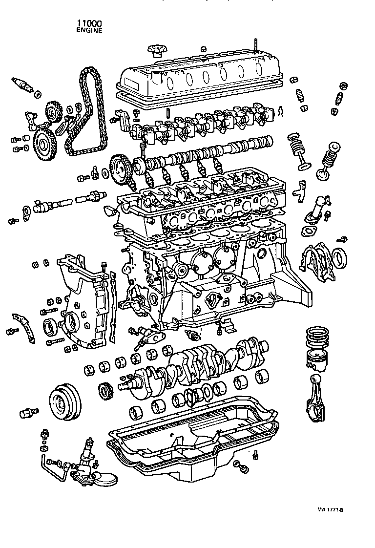  CROWN |  PARTIAL ENGINE ASSEMBLY