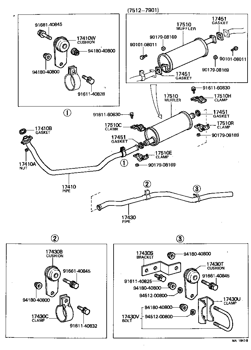  LAND CRUISER 40 45 55 |  EXHAUST PIPE