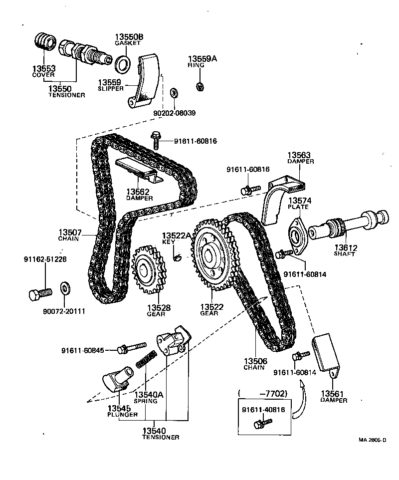  CELICA |  TIMING CHAIN