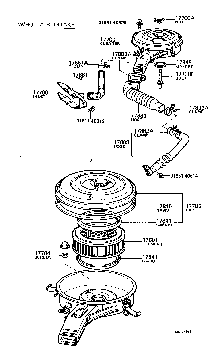  CELICA |  AIR CLEANER