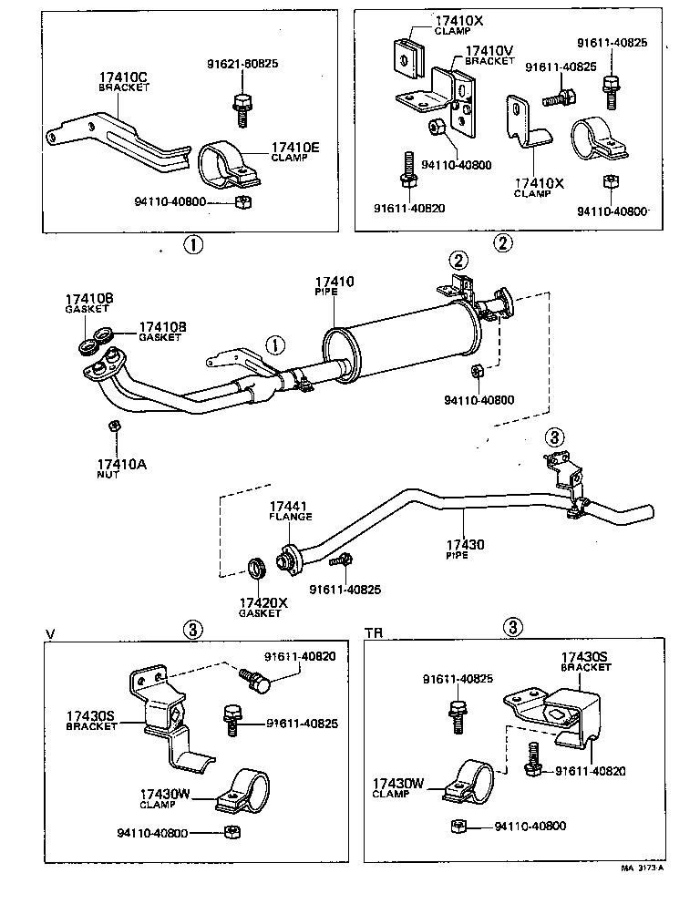  LITEACE |  EXHAUST PIPE