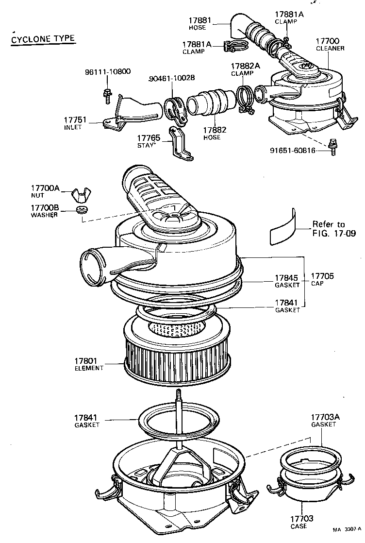  LAND CRUISER 40 45 55 |  AIR CLEANER