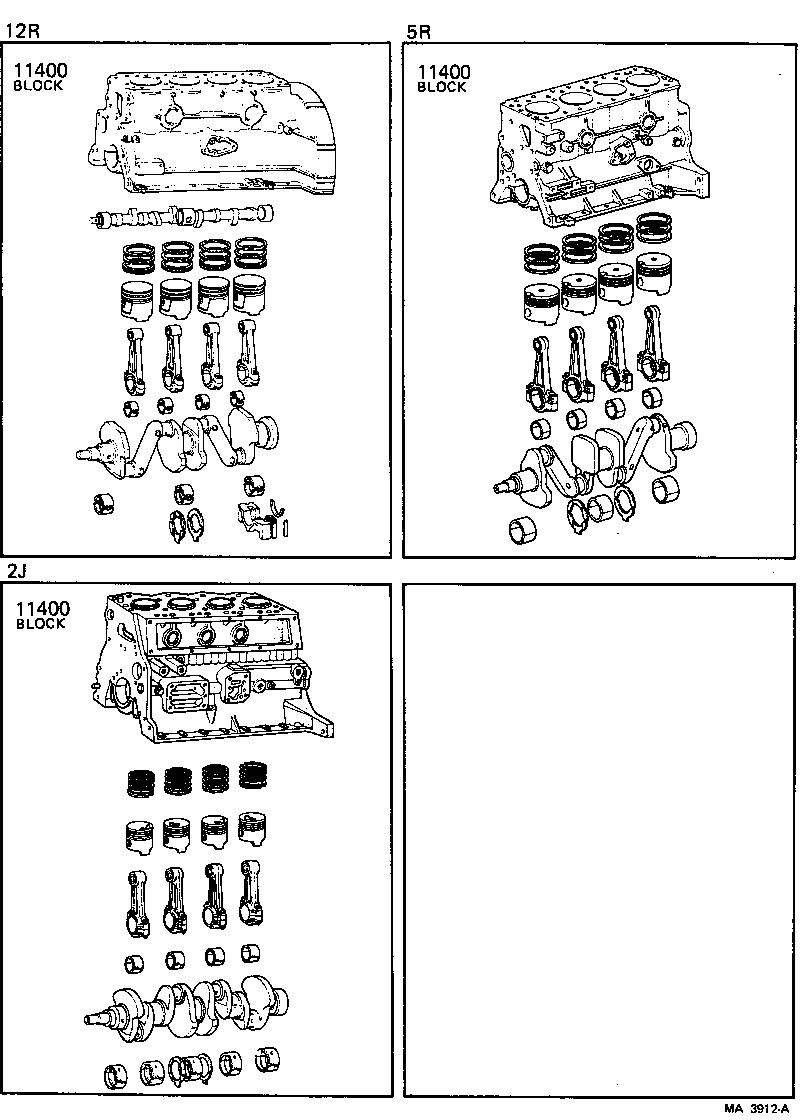  TOYOACE |  SHORT BLOCK ASSEMBLY