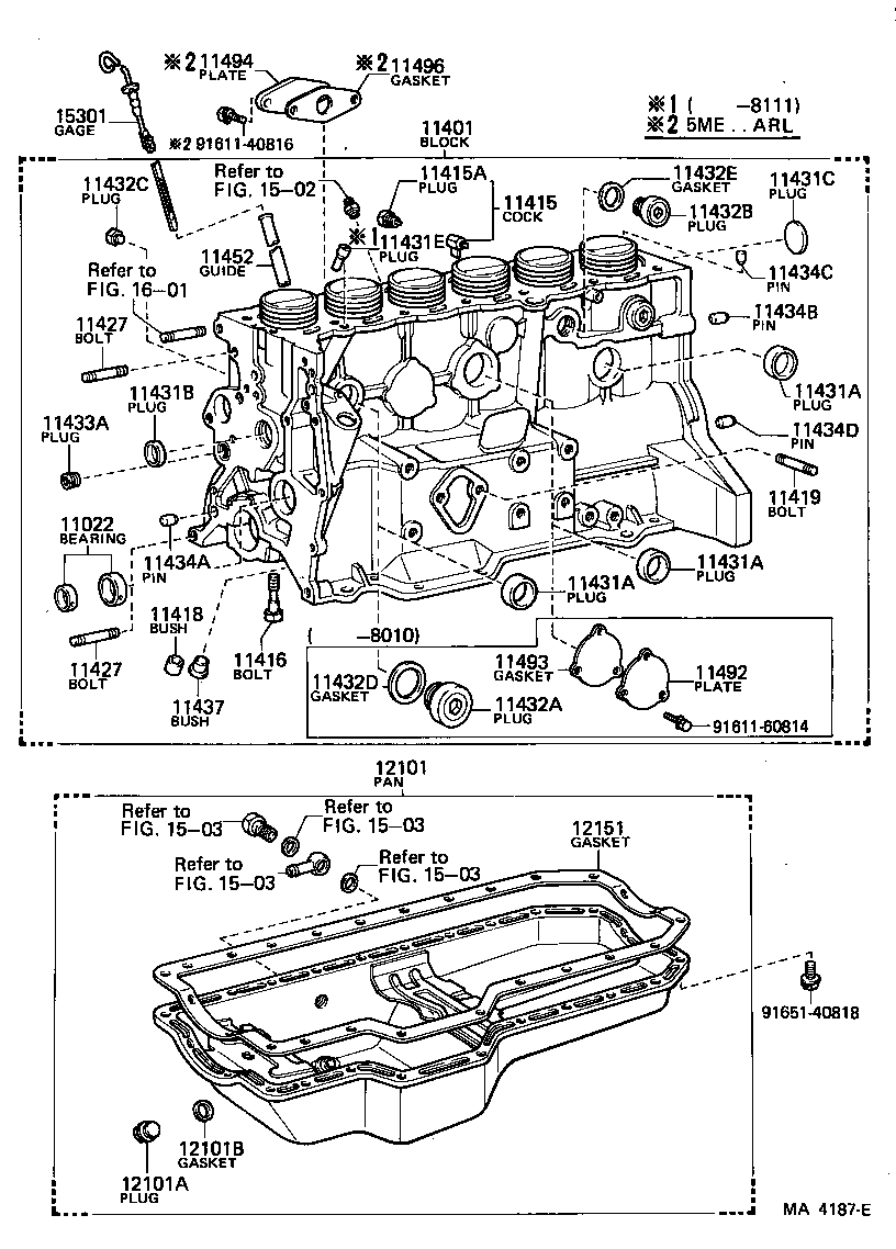  CROWN |  CYLINDER BLOCK